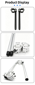 Manillares de Motocicleta Ajustables CNC, Barra de Horquilla de Aluminio, Accesorio para Manillar Delantero de Motocicleta - Product Image 4