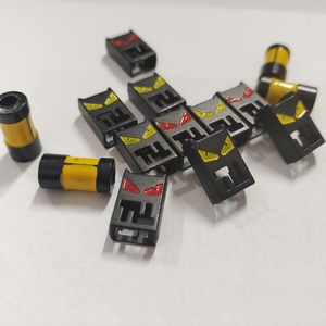 Tùy chỉnh vuông kim loại Giày ren với dây cuối nắp độc đáo lạ phụ kiện quần áo Tính năng điều chỉnh - Product Image 1