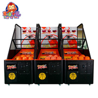 Centre d'amusement de vente chaude Machine de basket-ball électronique Machine de jeu d'arcade de basket-ball de rue intérieure à jetons