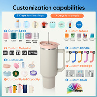 Nouvelle conception – Tasse isotherme d'aventure en métal pour l'extérieur, gobelet de voyage en acier inoxydable de 40 oz avec paille et poignée