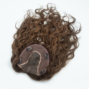 ท็อปเปอร์ผมหยิกธรรมชาติ 6x7 โมโนเลซ ติดกิ๊บ ฐานนุ่ม สำหรับผู้หญิง - Product Image 3