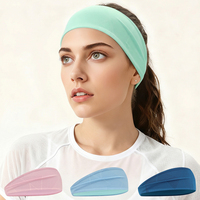 Bandeaux de sport en spandex pour hommes et femmes, personnalisables avec logo, pour la gym et la protection contre la transpiration, vente en gros