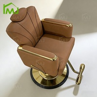 Vente en gros de chaise de barbier pivotante pour salon de coiffure, chaise de coiffeur