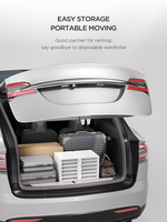 Étagère à chaussures maison Boîtes à aimants Chaussures géantes transparentes Stockage de chaussures baskets vans Affichage Transparent Pliable rak sepatu