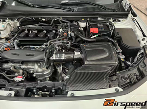 Sistema de admisión de aire frío de fibra de carbono seco 100% de posición fija dedicada de la marca Airspeed para Honda <span class=keywords><strong>Civic</strong></span> 11th 1,5 T <span class=keywords><strong>2022</strong></span>-UP - Product Image 6