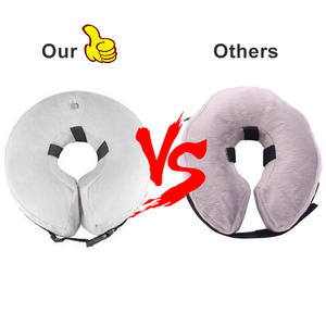 Cono protector de núcleo personalizado de fábrica, recuperación de PVC suave para mascotas, collar electrónico para gatos, collar inflable isabelino de alta calidad para perros - Product Image 5