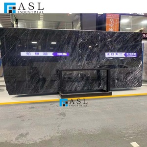 Dalles <span class=keywords><strong>de</strong></span> <span class=keywords><strong>marbre</strong></span> <span class=keywords><strong>noir</strong></span> naturel polies pour revêtement mural intérieur et extérieur, décoration <span class=keywords><strong>de</strong></span> sol et <span class=keywords><strong>de</strong></span> murs - Product Image 4