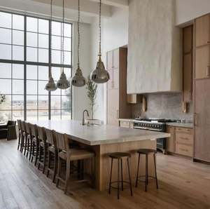 ตู้ครัวทำจากไม้โอ๊คแข็งสไตล์เขย่าโบราณออกแบบได้ตามต้องการพร้อมกล่องใส่คาร์ดีเอฟ - Product Image 3