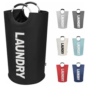 Large Laundry Basket Laundry Hamper Bag Washing Bin Clothes Bag Collapsible Tall Basekets With Handles Waterproof