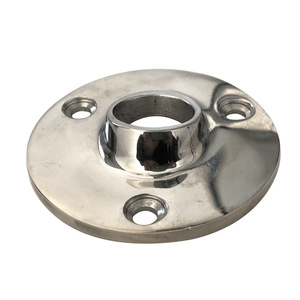60 22mm Stainless Steel Tube Base <b>Marine</b> Yacht and Boat Accessories <b>Hardware</b> for Railing Handrail Pipe Base - Product Image 1