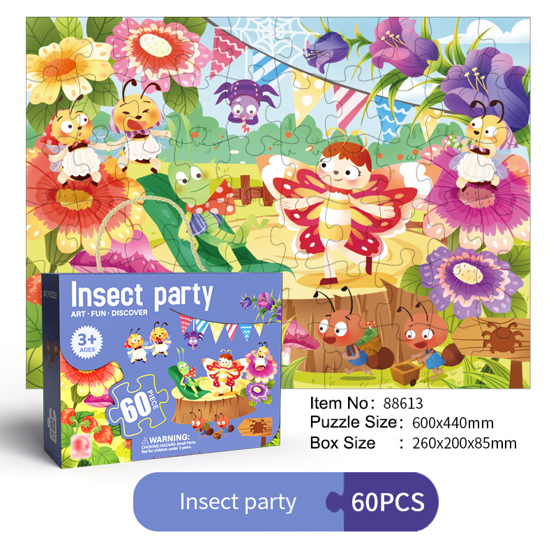 60pcs Insect Party