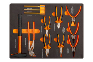 Armoire à outils en métal pour garage avec outils à main d'atelier - Product Image 5
