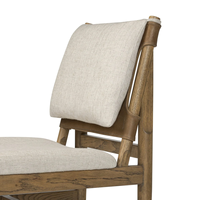 Chaise de salle à manger en bois massif de style américain du milieu du siècle, écologique, durable, style antique Wabi-sabi pour les B&B, les restaurants, les cafés, les hôtels