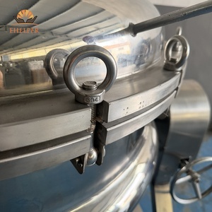 Autocuiseur Électrique Industriel à Double Enveloppe, Cuve Intérieure Isolée à 3 Couches en SUS304, Marmite à Braiser avec Inclinaison Manuelle OEM/ODM - Product Image 3