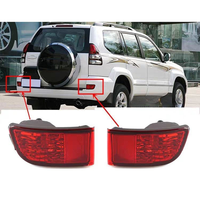 Sistema de Iluminación LED Rojo de Lujo para Automóviles YBJ, Luz Trasera de Parachoques y Luz Antiniebla para Land Cruiser PRADO FJ120 2003-2009