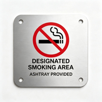 Plaque de signalisation en acier inoxydable pour bagages d'hôtel, plaque de nom pour bagages laissés dans la chambre