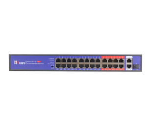 Hot Selling <b>Network</b> <b>Switch</b> Commercial 24-Port Gigabit POE with SFP Fiber Uplink - Product Image 1