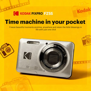 Cámara Digital KODAK 100% Original PIXPRO FZ55-RD con Sensor CMOS de 16MP, Zoom Óptico 5X, Gran Angular de 28mm, Video Full HD 1080P, Pantalla LCD de 2.7" - Product Image 6
