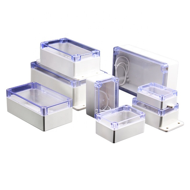 Custom Plastic Enclosure for Electronic Device ABS IP65 Waterproof Junction Box Electrical Outdoor Pcb case Product Fabrication