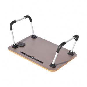 <span class=keywords><strong>Support</strong></span> pour ordinateur portable Plateau de table de petit-déjeuner en bois avec pieds pliants et poignées pour <span class=keywords><strong>canapé</strong></span>, <span class=keywords><strong>canapé</strong></span>, nourriture, grignotage et travail - Product Image 4