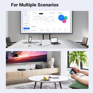 UGREEN Switch 4K 60Hz avec câble de 3,3 pieds, séparateur bidirectionnel 2 en 1 pour <span class=keywords><strong>TV</strong></span> <span class=keywords><strong>Fire</strong></span> <span class=keywords><strong>Stick</strong></span> Nintendo Switch - Product Image 6
