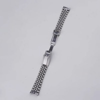 Bracelet de montre Seiko Prospex Alpinist en acier inoxydable massif, à extrémités courbées, type Jubilee, pour fermoir 20 mm, respirant et luxueux