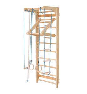 Struttura per arrampicata in legno scalatori interni giocano strutture palestra parco giochi al coperto pineta di sicurezza a parete scala montata - Product Image 3