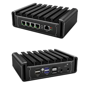 Lüfter lose industrielle Firewall Mini-Computer-PC Celeron J5040 N5105 4 Port i226 2.5G LAN-Ethernet-Mikro-Appliance AES-NI VPN-Router