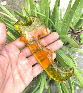 Couteau rituel en obsidienne de style hache en verre jaune taillé à la main de haute qualité, 5 à 6,5 pouces, couteau en pierre précieuse naturelle - Product Image 2