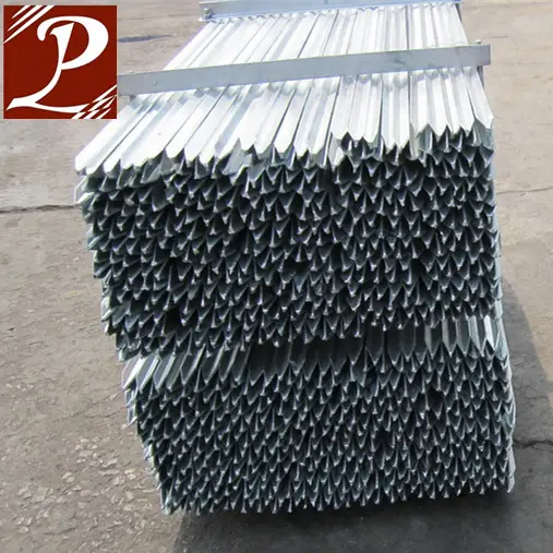 Manufacturer Metal Steel Star Picket Hot Dipped Galvanized Y Fence Post