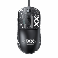 Mouse Gaming Berkabel USB untuk Komputer Kantor dan Laptop dengan Stiker Anti Selip untuk Pekerjaan Sehari-hari