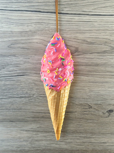 Décorations innovantes pour glaces en plastique avec anneau de fixation, modèle pour saucissons et sauces, confettis colorés, crochets de fixation murale suspendus - Product Image 6