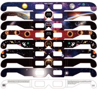Lunettes personnalisées en papier pour l'éclipse solaire totale 2026, lunettes de vision carrées pour l'éclipse solaire, monture intégrale, résistantes aux UV, UV400, certifiées CE ISO