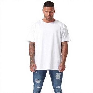 Blank <b>Plain</b> Heavyweight 100% Cotton T Shirt Streetwear Custom Men Oversized <b>Tshirt</b> - Product Image 6