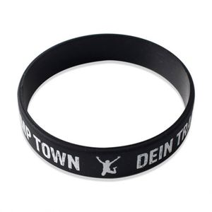 ของขวัญโฆษณาแบบกำหนดเอง สายรัดข้อมือกันน้ำ สายรัดข้อมือซิลิโคนยืดหยุ่นสำหรับโปรโมชั่น สายรัดข้อมือพีวีซี - Product Image 1