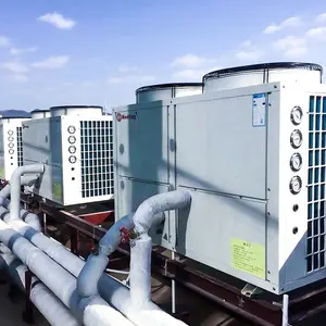MEETING Hotel Hospital Heating Hot Water System Air Source Heat Pump Water Heater With R32 Refrigerant