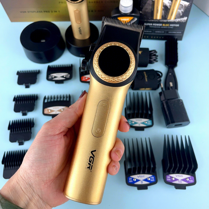 Vgr V-001PRO & V-977 2 in 1 Rechargeable Hair Clipper for Men
