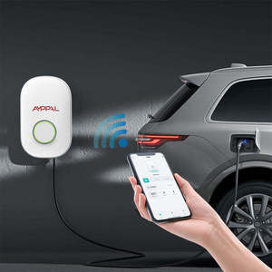 Amppal 3.5kW 7kW 11kW Tipo 2 Wallbox, Estación de Carga Rápida para Vehículos Eléctricos, de Pared, para Uso Doméstico, Nueva, Inteligente, AF-AC-3.5-B-A-O-1/2-SF - Product Image 1