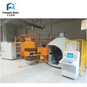 Pvc Opblaasbare Bal Rotatiegietmachine Bal Pvc Elektrische Verwarming Rotomolding Machine