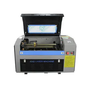 Kleine CNC c02 Laser 4040 Schneide maschine Lasers chneid maschinen Für Edelstahl Metall Kreditkarte Laser gravur maschine