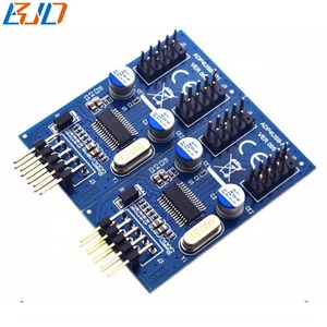 主板9针接头至4 * USB 2.0 9针公连接器集线器分离器适配器，带数据延长线0.3M - Product Image 4