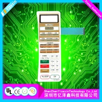Clavier à membrane personnalisé pour contrôleur de réfrigérateur, clavier à membrane pour refroidisseur industriel