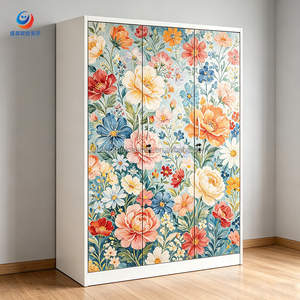 Armoire autoportante en acier à cinq portes avec penderie métallique amovible, anti-humidité, design italien pour chambre et <span class=keywords><strong>atelier</strong></span> - Product Image 5