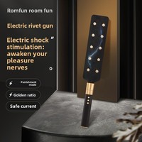 Accessoires pour adultes : Bâton et fouet électriques à intensités réglables, pour la punition BDSM, l'entraînement et les jeux SM