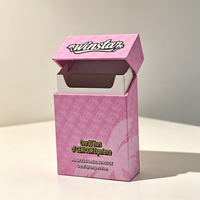 Boîte à cigarettes rigide à couvercle magnétique de conception nouvelle, boîte pliante pour comprimés buccaux