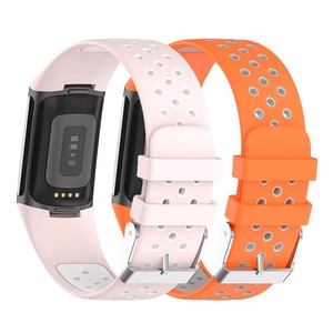 Correa de repuesto de silicona y caucho a prueba de golpes para reloj <span class=keywords><strong>Fitbit</strong></span> 5 - Product Image 3
