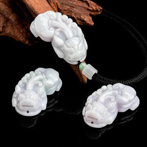 จี้หยกธรรมชาติปี่ซิ่ว ดีไซน์ดั้งเดิม ของขวัญสำหรับทุกเพศ พร้อมใบรับรองการประเมิน จี้สไตล์จีน PX20 - Product Image 3