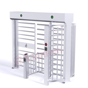 더블 레인 전체 높이 RFID 카드 액세스 제어 시스템 스윙 배리어 개찰구 강화 보안 휠체어 사용자 사람들 - Product Image 2