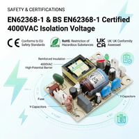 Module d'alimentation à châssis ouvert LO15-20B36-M 15W, 85-264VAC, isolation 4kV, sortie 36V réglable, protection contre les surtensions à 4 niveaux, SMPS