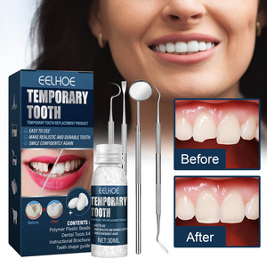 Kit de Relleno Dental EELHOE, Superpegamento <span class=keywords><strong>para</strong></span> Restauración de Dentaduras, Herramienta de Relleno Temporal con <span class=keywords><strong>Pegamento</strong></span> <span class=keywords><strong>para</strong></span> Dientes de Plástico - Product Image 5